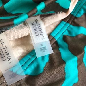Victoria's Secret Swim - green & brown zebra victoria's secret bikini sz M Victoria's Secret Swim - green & brown zebra victoria's secret bikini sz M